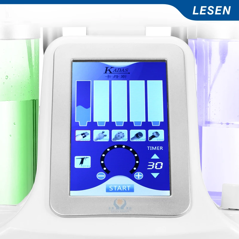 Skin Rejuvenation Acne Therapy And Oxygen Facial Water Peel Bubble Cleaner Machine