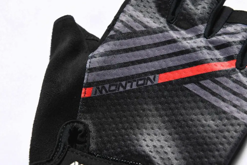 Custom Design Semi-Finger Mountain Bike Half Finger Cycling Gloves