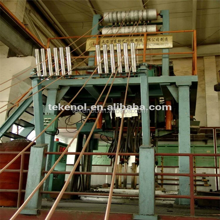 2017 медный прут вверх, машина непрерывного литья