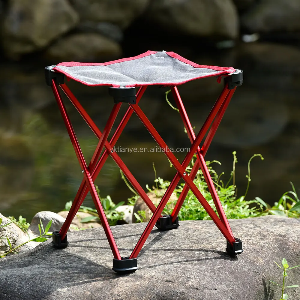 outdoor aluminum camping fishing lightweight folding stool
