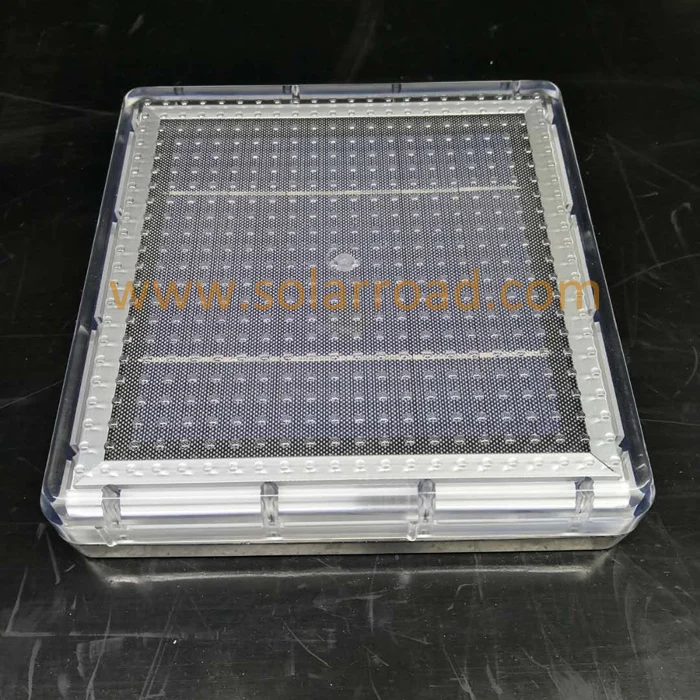 SOLARROAD RS-302 Transparent PC LED Garden Light Solar Brick