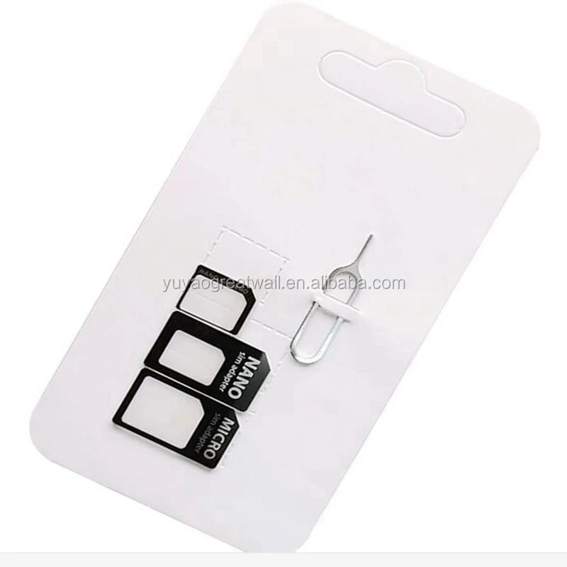 
2018 New Design Acrylic Dual SIM Card Adapter/Micro SIM Adapter 