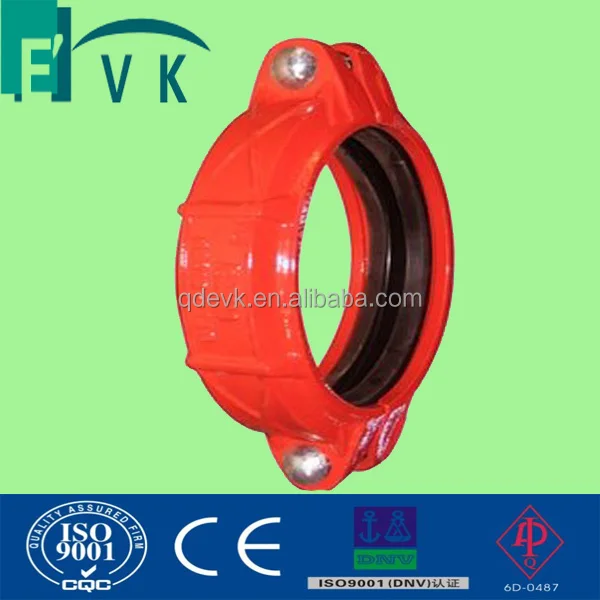 Grooved Accessories Casting Grooved Fittings Pipe Coupling Joint dn25-dn600 flexible coupling