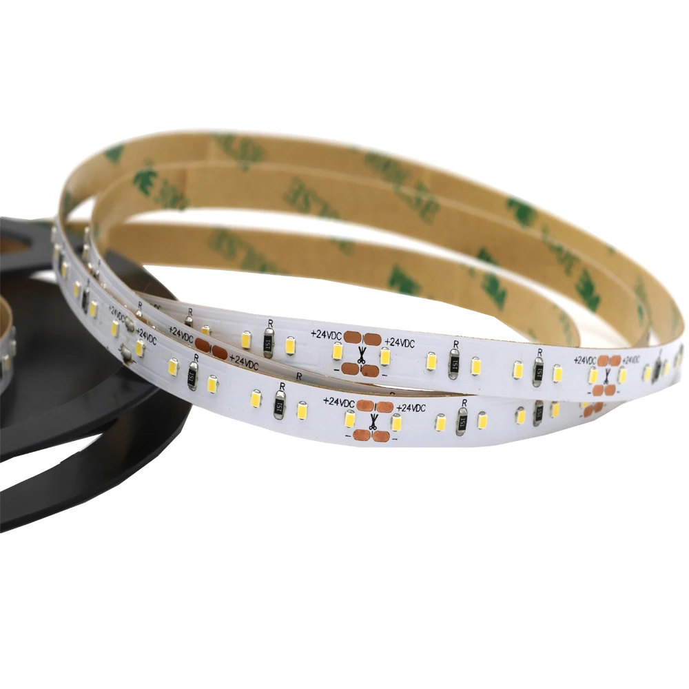 High quality  DC 24V 120 leds/m 180led/m led stripe light 2216 SMD led strip light