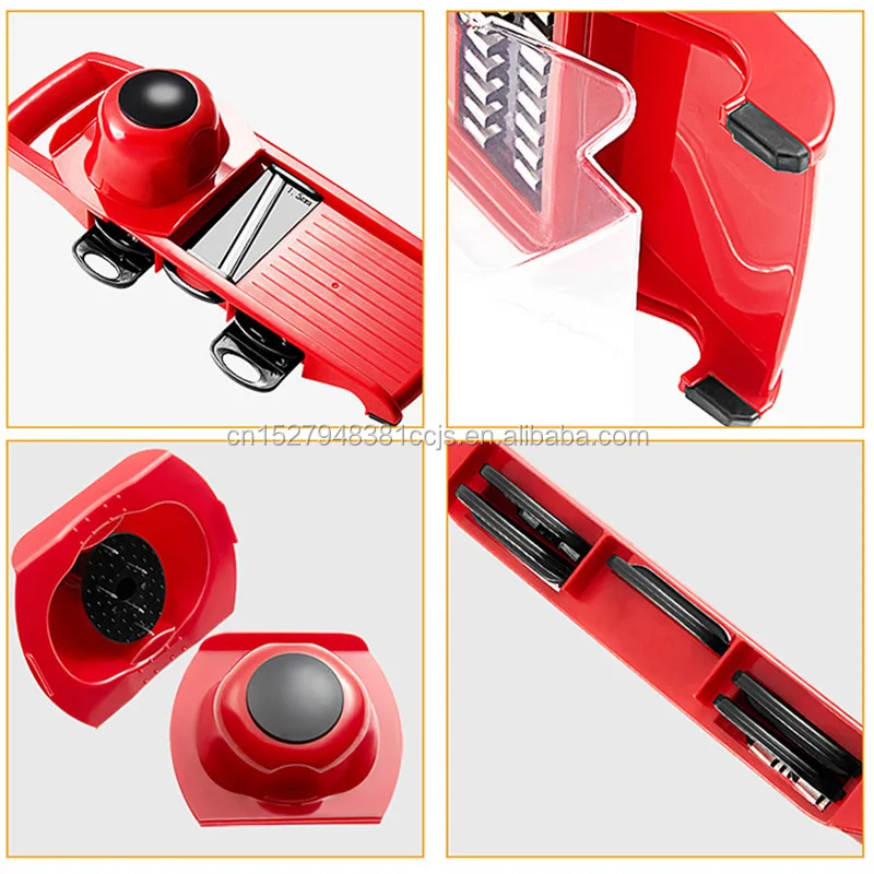 
Multi-function Plastic Slicer Upgraded 7 Blades Mandoline Slicer Manual Vegetable Slicer Salad Maker Potato Onion Carrot Cutter 