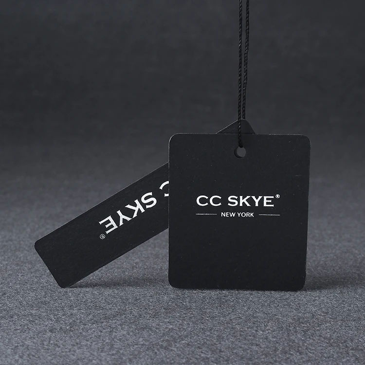 Бумажная подвесная бирка