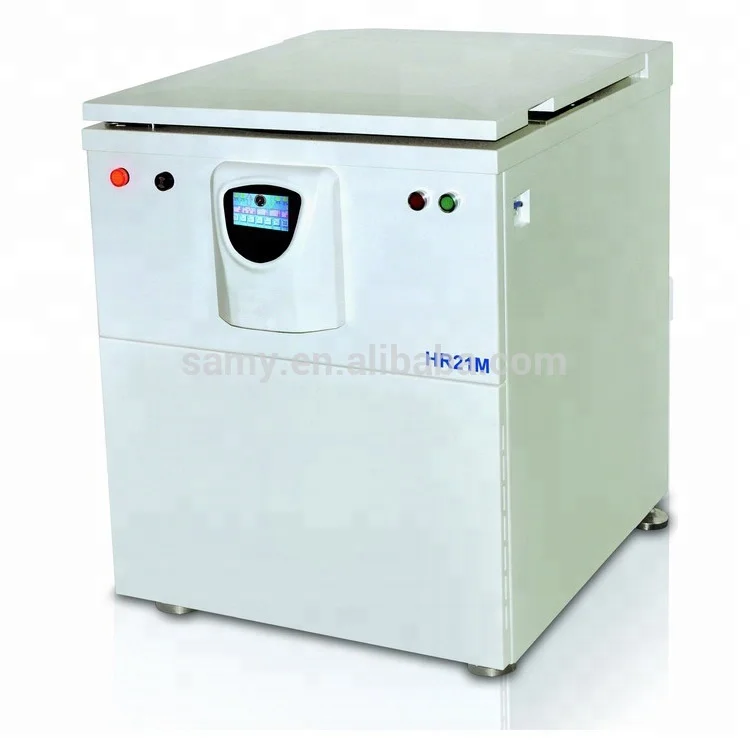 HR21M High Speed Refrigerated continuous centrifuge with swing rotor 3000ml