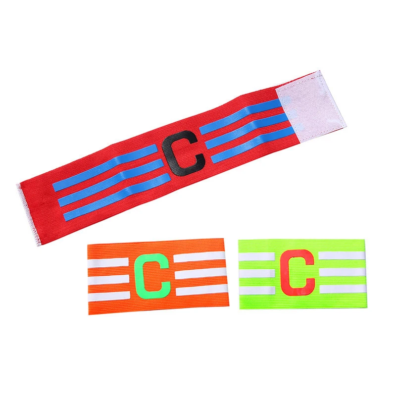 Adjustable heavy duty custom soccer elastic captain armband custom football captain armband