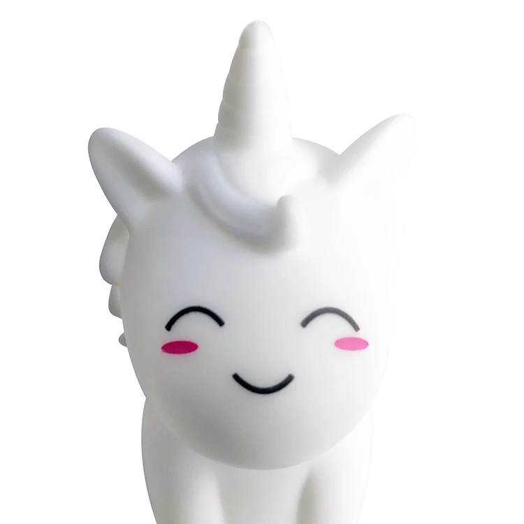 NEW DESIGN unicorn shape battery power warm baby night light for Kids