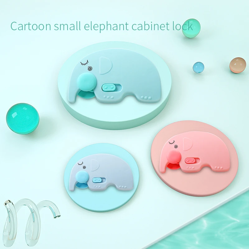Adhesive Cabinet Fridge Drawer Lock Children Security Products Baby Safety Lock for Kids