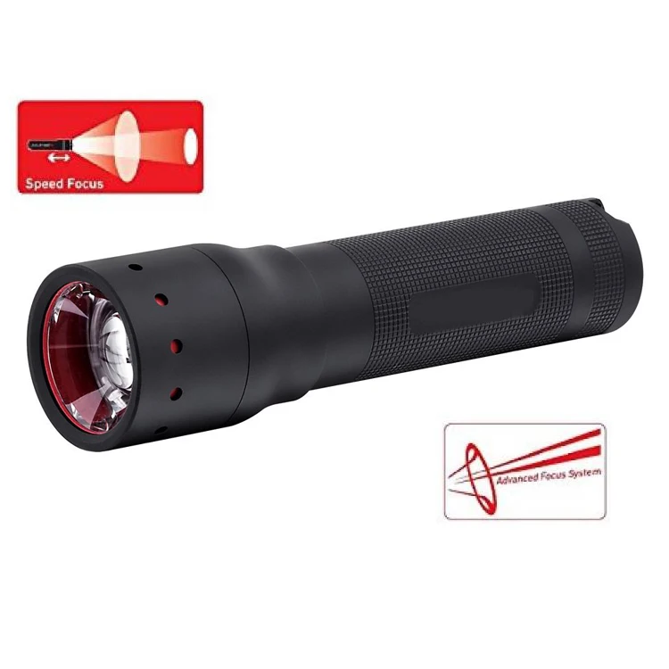 Portable P7.2 9407 Professional Dimmer Tactical LED Zoom Flashlight Torch Lamp for Hiking Camping