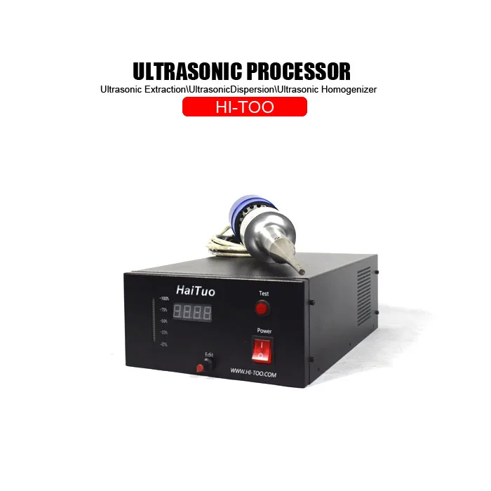 500w 1000w 1500w 800w 1000w 2000w Continuous lab cell flow ultrasonic Processor