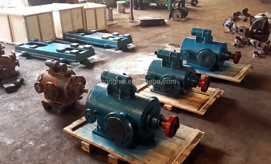 Honghai, 3QGB60*2-46 insulation asphalt three screw pump for heavy oil and asphalt