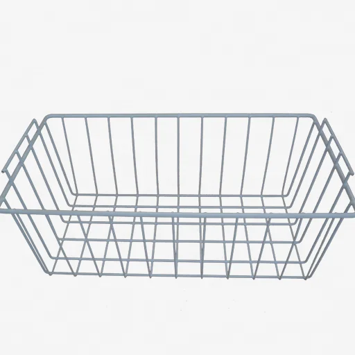 Проволочная корзина с покрытием под заказ для холодильника, корзина для хранения для морозильной камеры