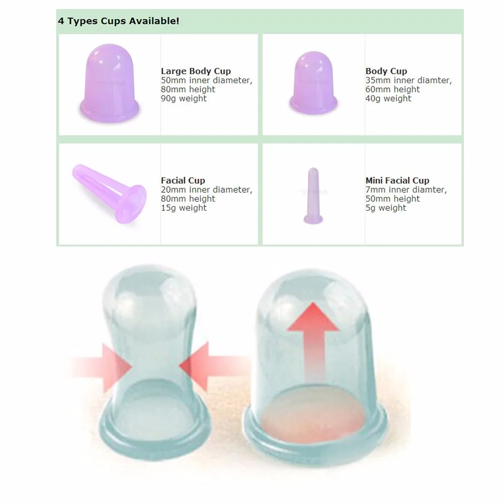 silicone cupping massage vacuum Chinese Medicine Apparatus suction cup