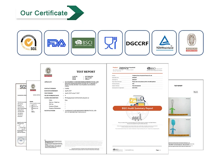 Our Certificate