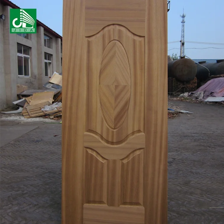 China Veneered MDF/HDF Door Skin Veneer Doorskin 