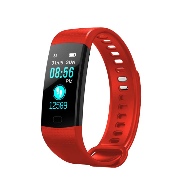 
Hot Selling Touch Screen IP67 Waterproof smart watch Y5 Smart Bracelet Blood Pressure 