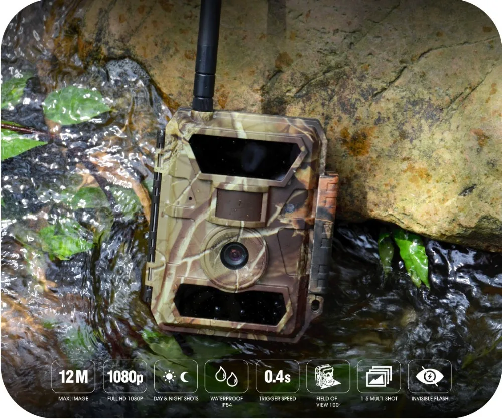 Willfine 3.5CG фотоловушка FOV 100 широкоугольный объектив поддерживает GPRS MMS GSM FTP 3G охотничья камера