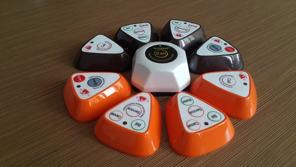 Небольшой и Стабильный Ресторан Официант или Официантка Таблица Систему Вызова