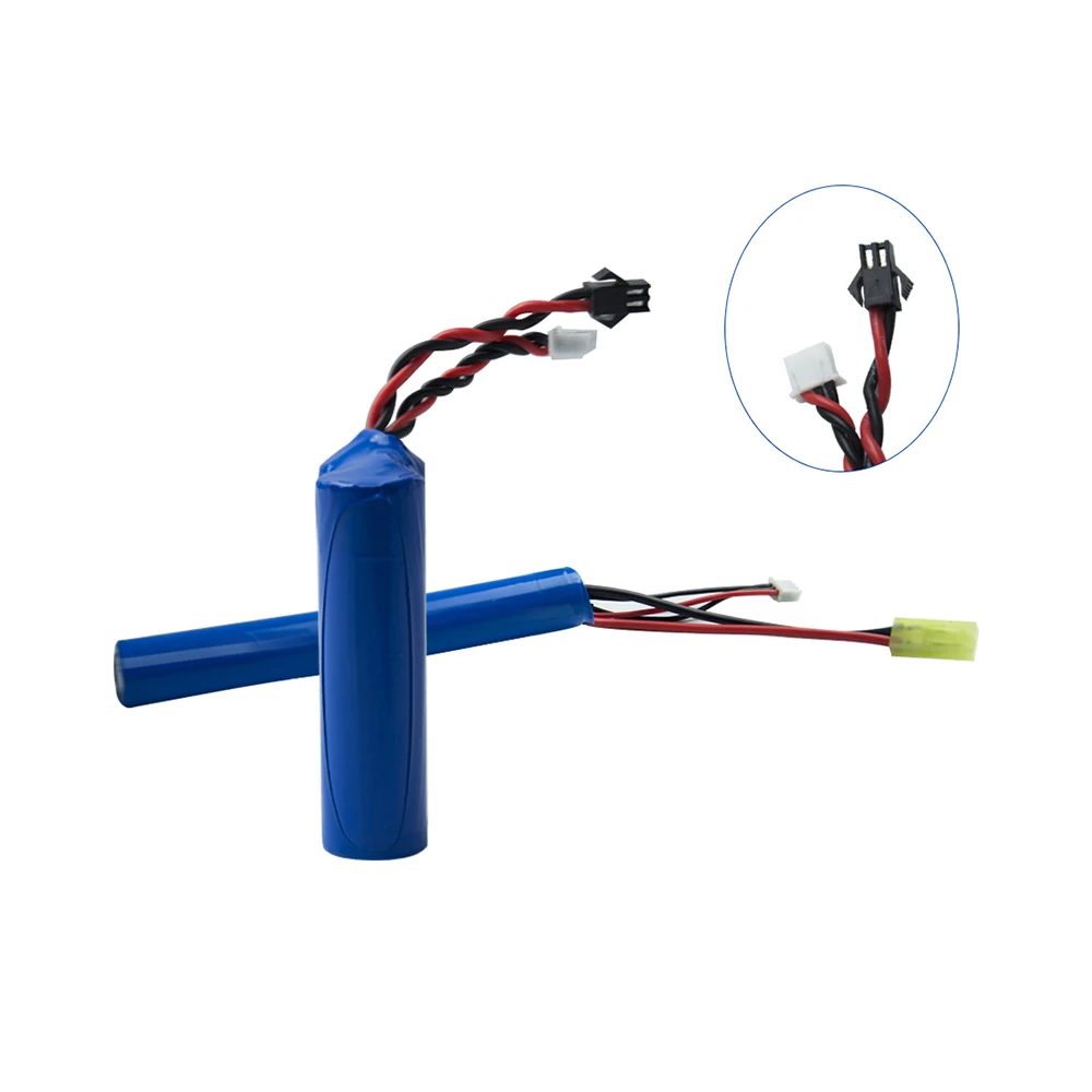 Rechargeable 2s1p 18650 lithium ion battery 7.4v 1500mah for lighting devies