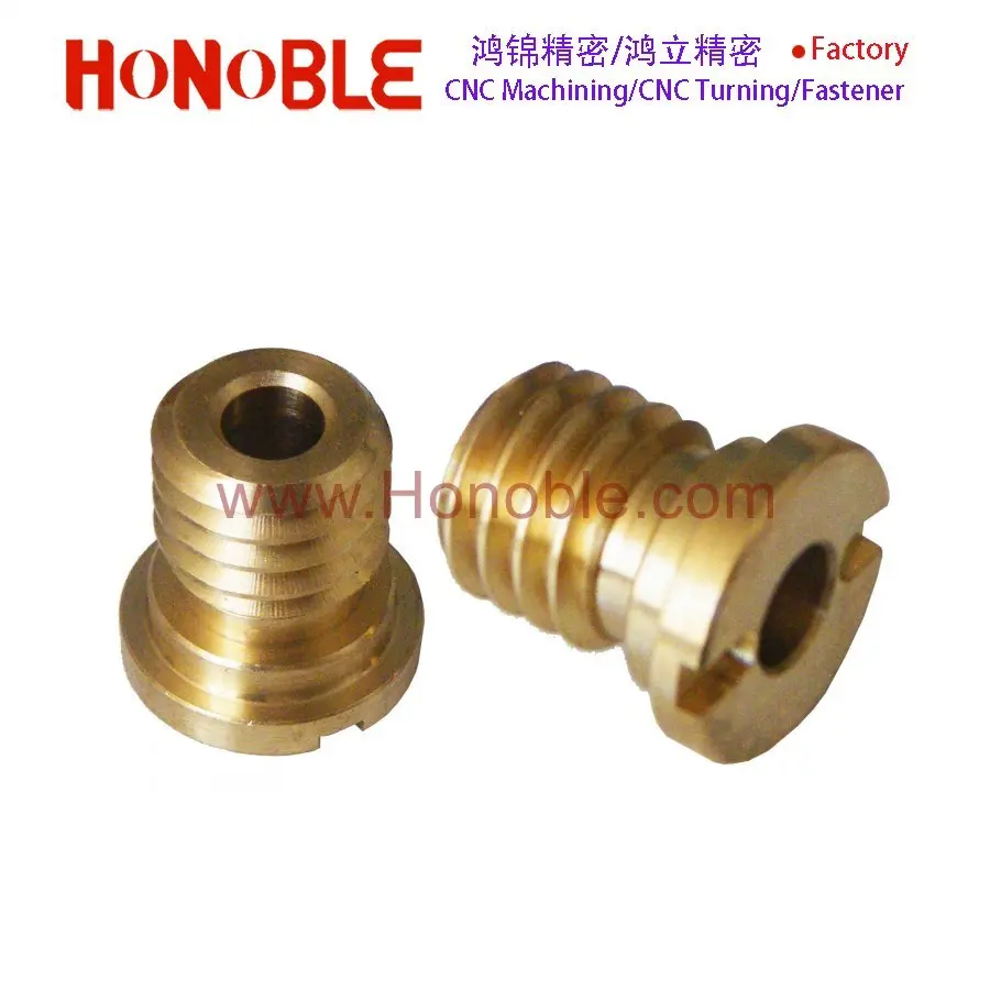 
knurled copper flat head M4 thumb screw 