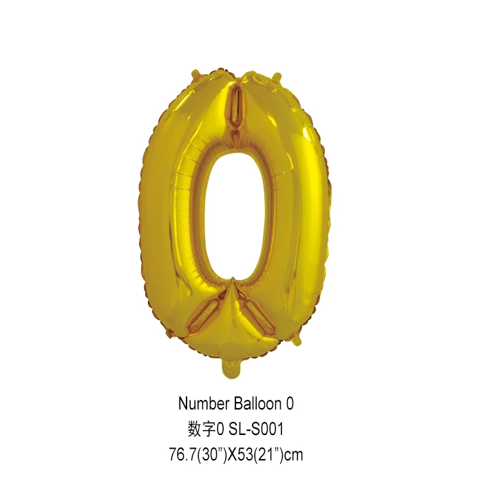 New products 2019 innovative product number foil balloon birthday party supplies