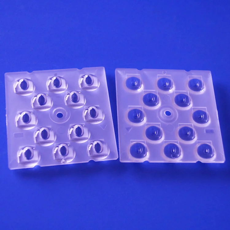 50x50mm 12 In 1 SMD 3030 Led Street Light PC Led Lens