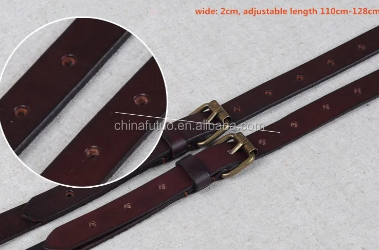 fashion leather suspender for men- genuine leather suspender