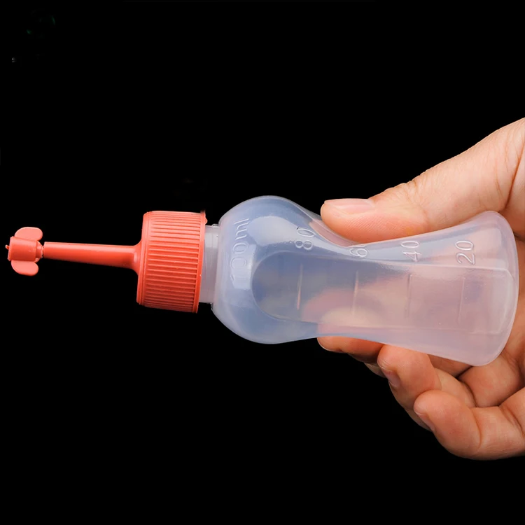 Competitive price Plastic plastic boar semen bottle for pig collection with large big