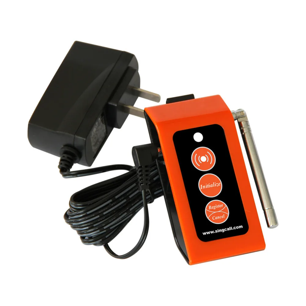 SINGCALL SINGCALL patient alarm system emergency sound and light alarm small caregiver receiver,with two buttons