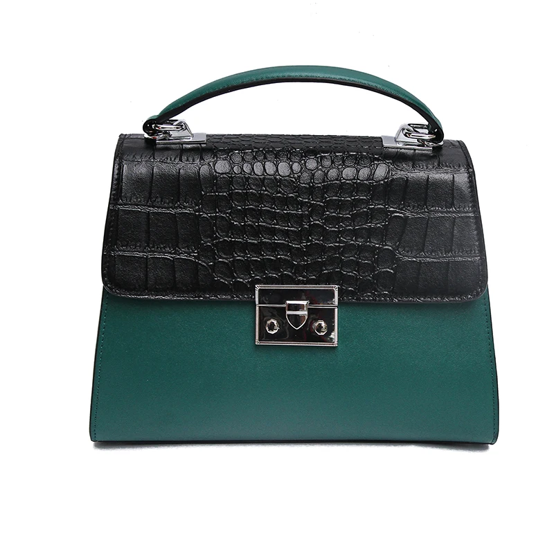 2020 OEM women crocodile handbags fashionable shoulder bag crossbody bag