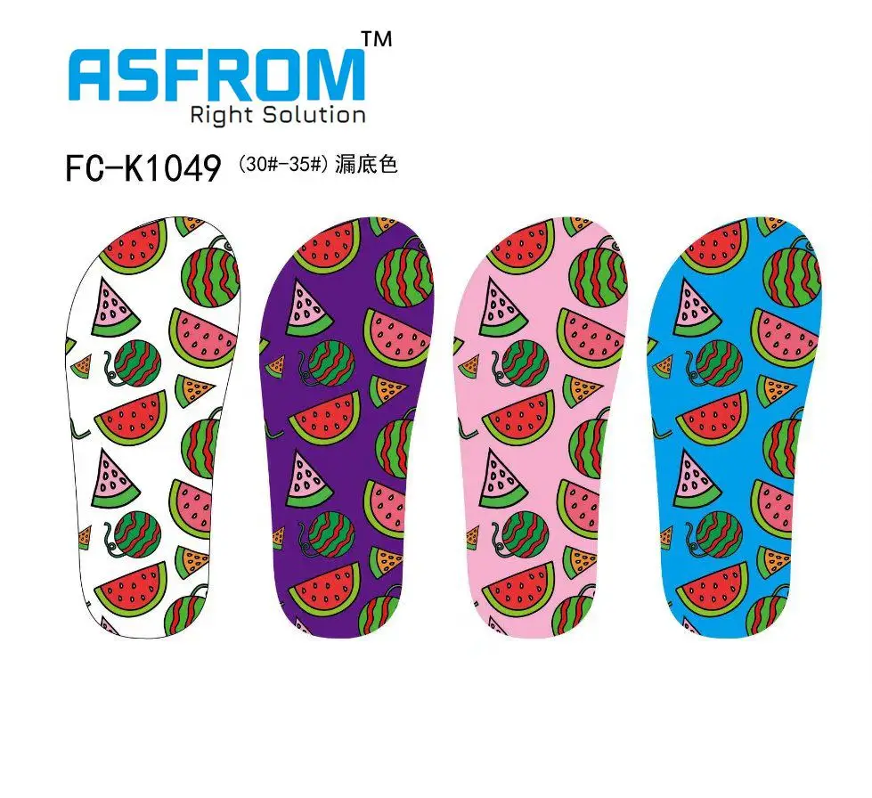 2021 Heat Transfer Printing Film for flip flop slippers for heat transfer machine