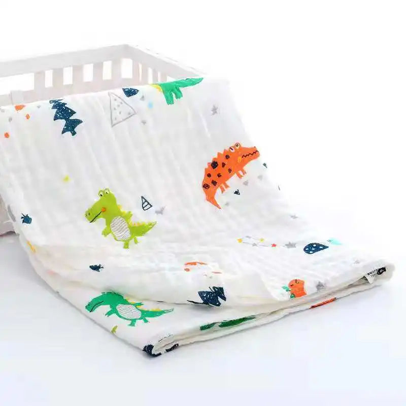
2019 super soft cotton high quality 6 layer baby swaddle muslin 