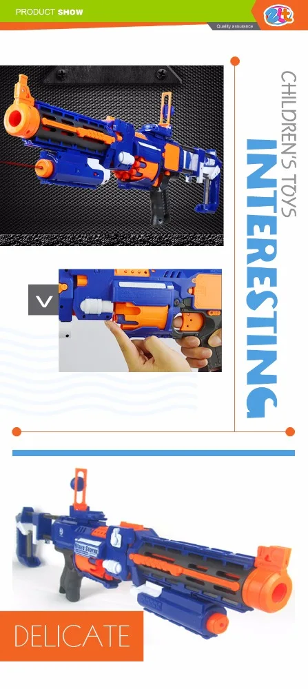 Electric plastic soft bullet toy gun toys for kids