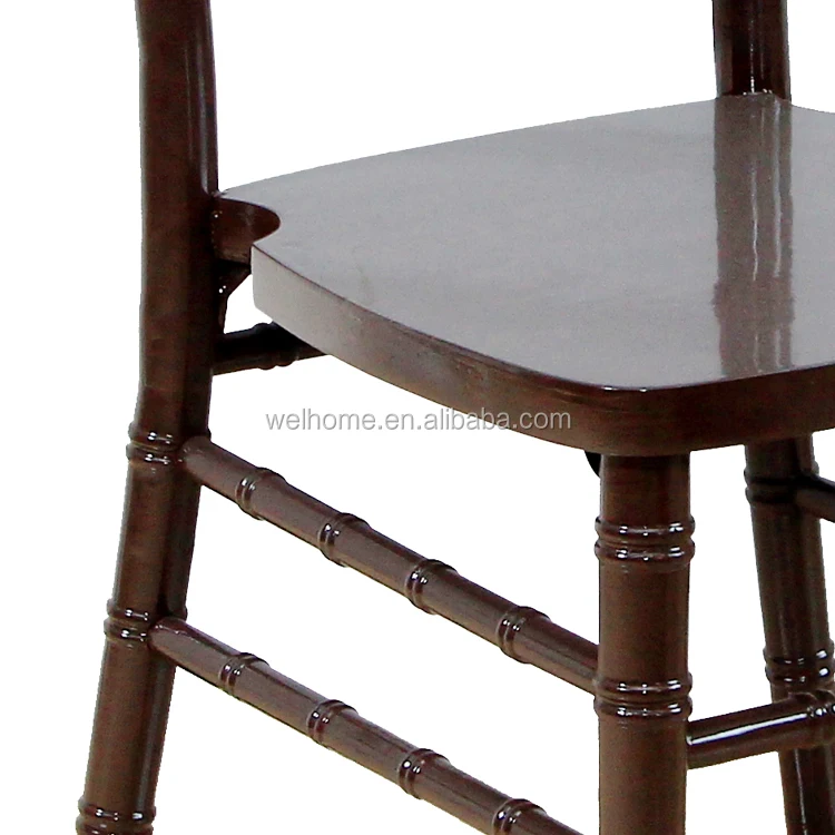 fruitwood mahogany chiavari tiffany chair for wedding banquet