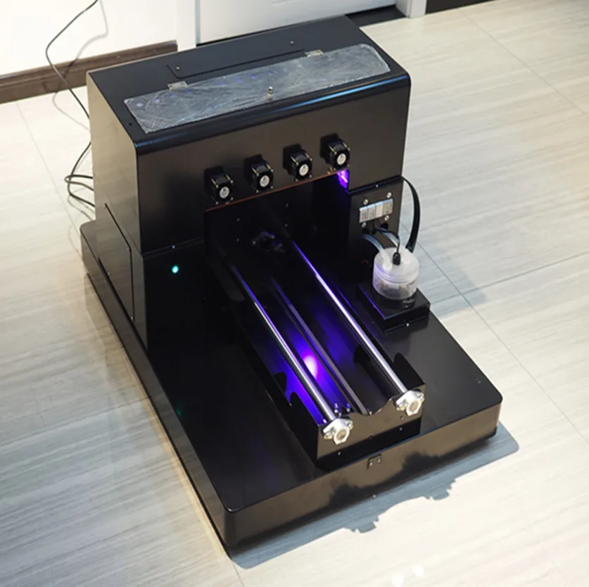 semi-automatic uv flatbed printer with cheap price