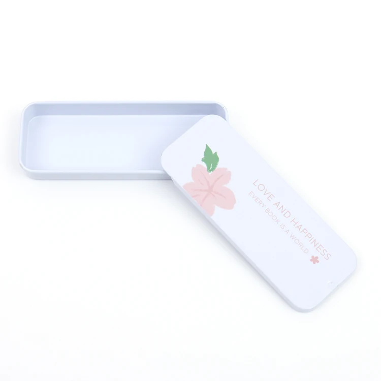Good Quality Pink Printing  Mint Tin Box Candy Slider Tin Can for Promotion