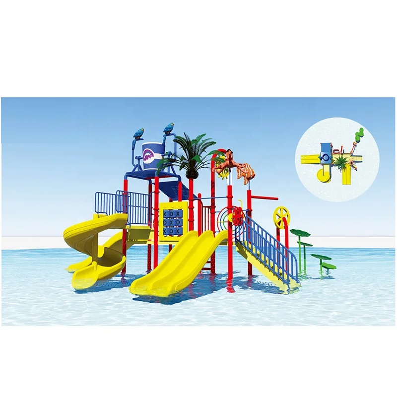 Large Plastic Outdoor Water Park Playground Equipment For Sale water slide equipment