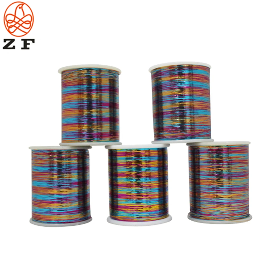 MULTI COLOR METALLIC YARN THREE COLORS M TYPE METALLIC YARN