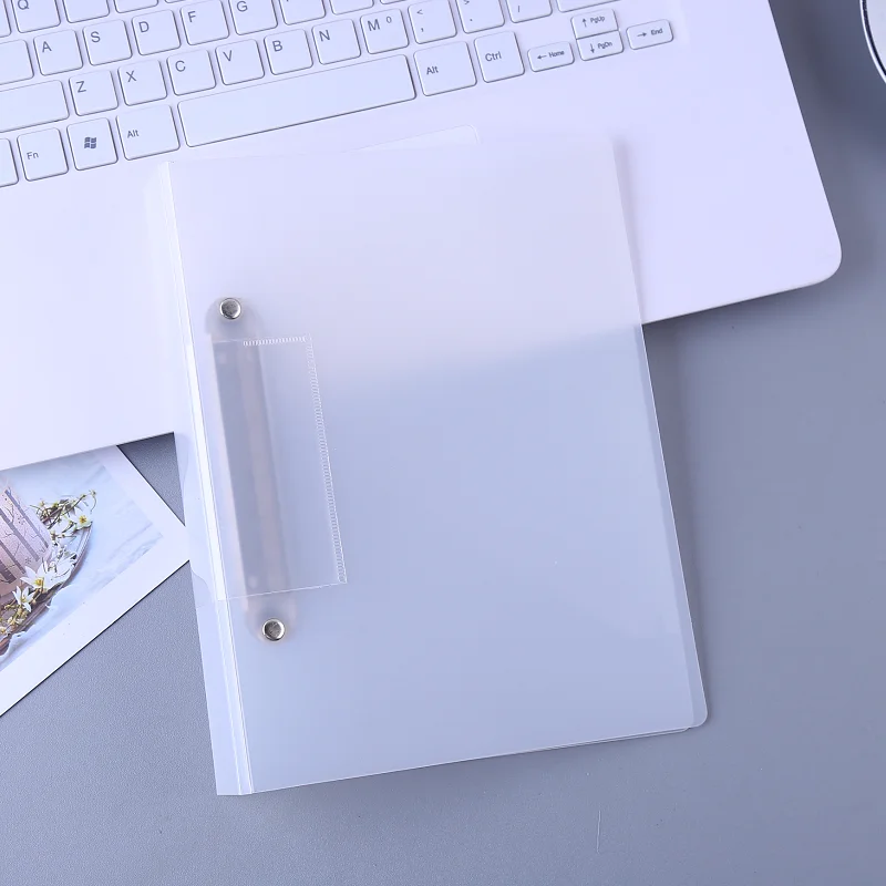 Simple desgin pp office cardboard paper custom logo printing  binder file folder