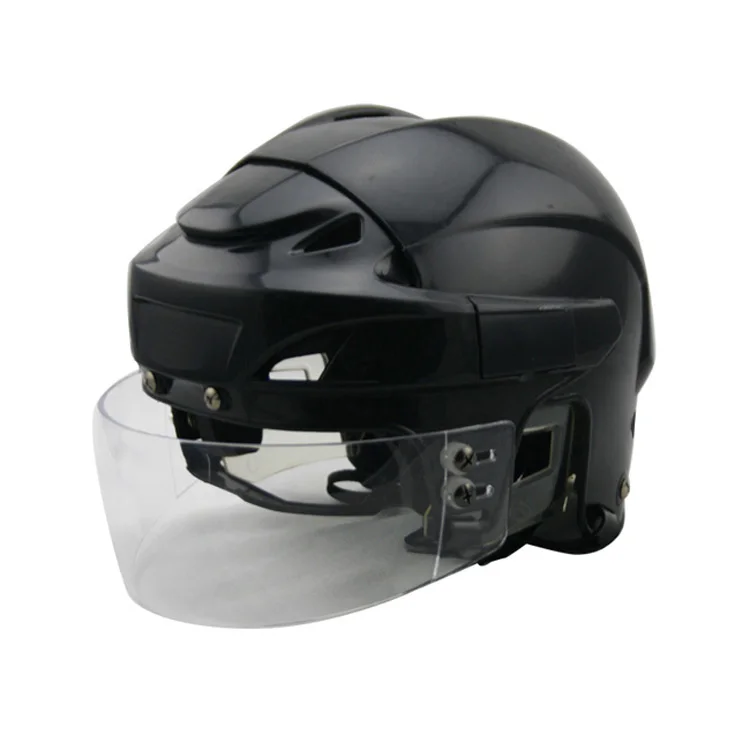 CE Approved Head Sports Protector Gear Ice Hockey Player Helmet With Adjustable Visor Cage