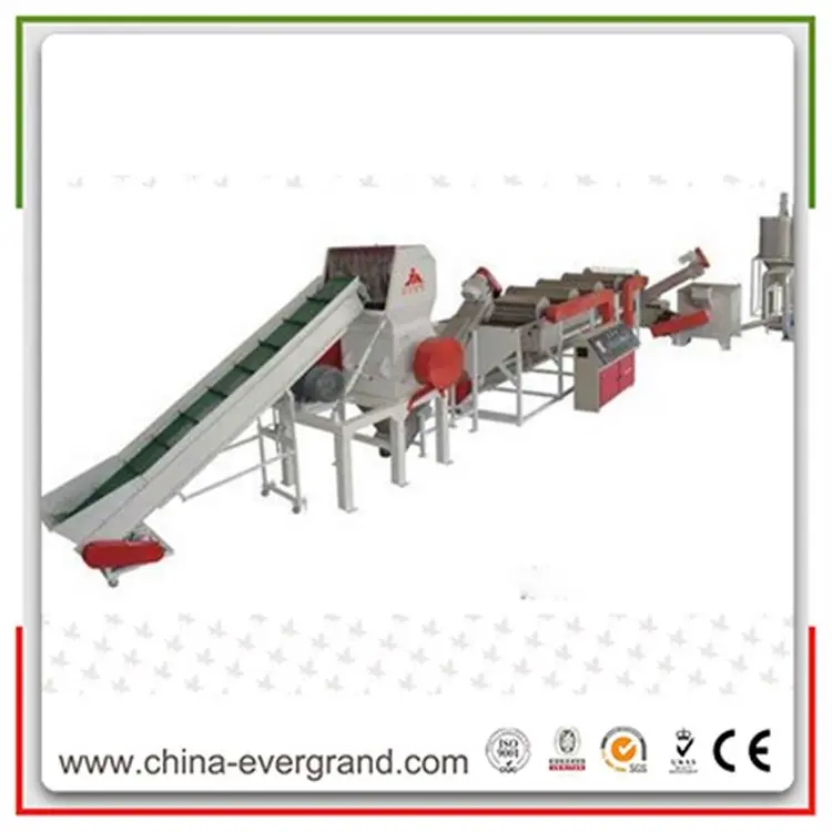Отходов, мешки с цементом, hdpe фильм стиральная линия переработки единицы