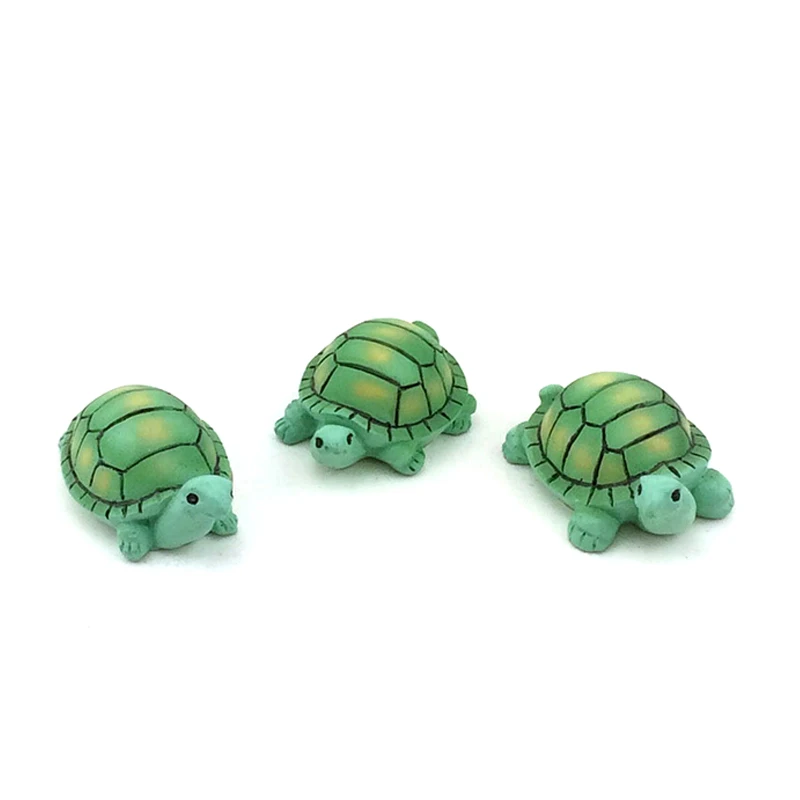 Hot Sale Fairy Garden Miniature Resin Turtle