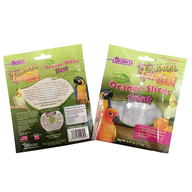 
Custom order sugar packaging 3 side seal plastic candy bag 