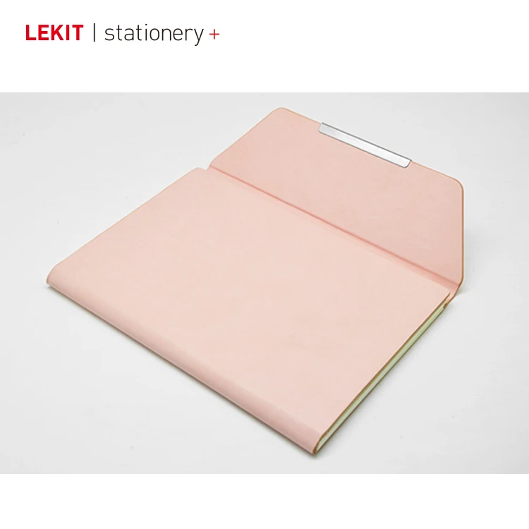 Custom magnetic closure pink GRS PU leather hardcover recycled paper ivory paper weekly planner daily planner 2025