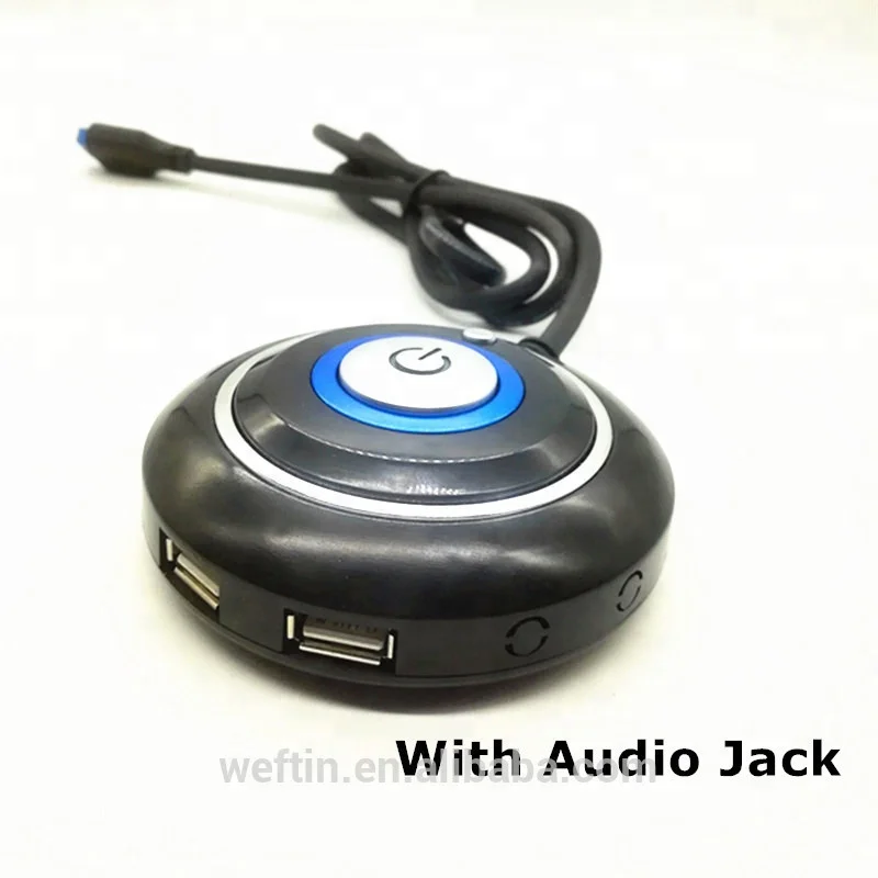 Best seller Desktop computer push button switch power on/off Reset HDD USB extender power button