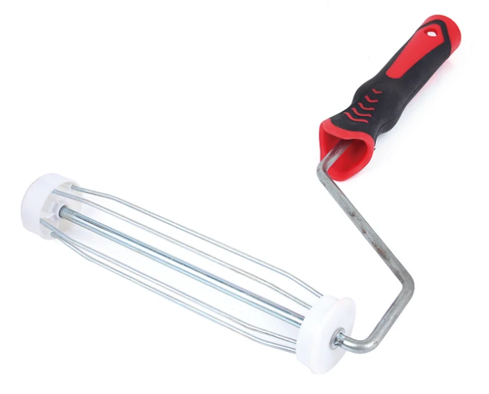 High Quality Roller Brush Plastic Handle Price Durable Magic Oil Painting Roller Brush Handle Synthetic Fiber Custom Size CN;ANH