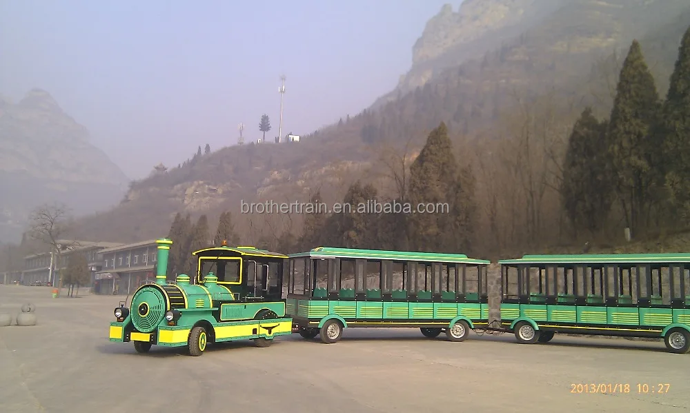 New Type Tourist Train Amusement Trackless Train