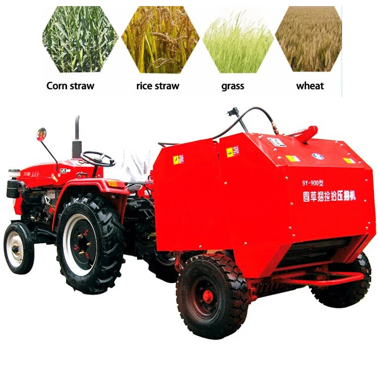 Grass harvester hay corn silage baling machine